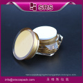 Plastic Cosmetic Snail Container And Luxury Acrylic Empty Wholesale Diamond 50g Elegant Designer Cosmetic Jar